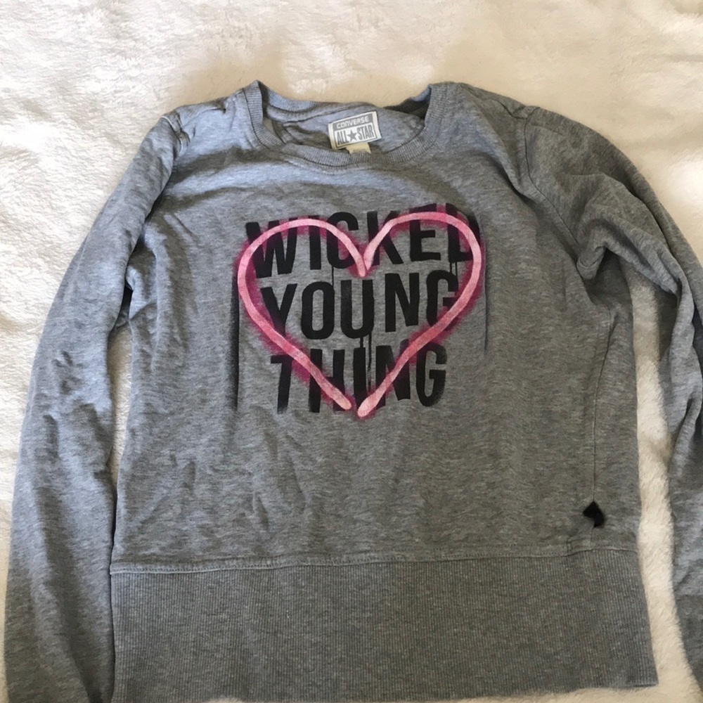 Converse sweater